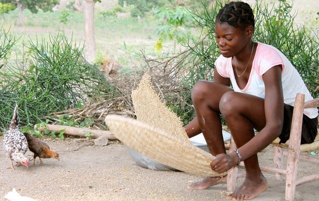 Eine gesicherte, vielseitige Ernährung ist das wichtigste Ziel der Projektarbeit von Fastenopfer in Haiti