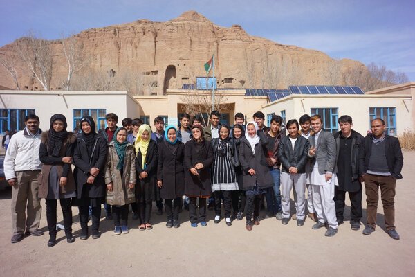 Studenten in Bamyan